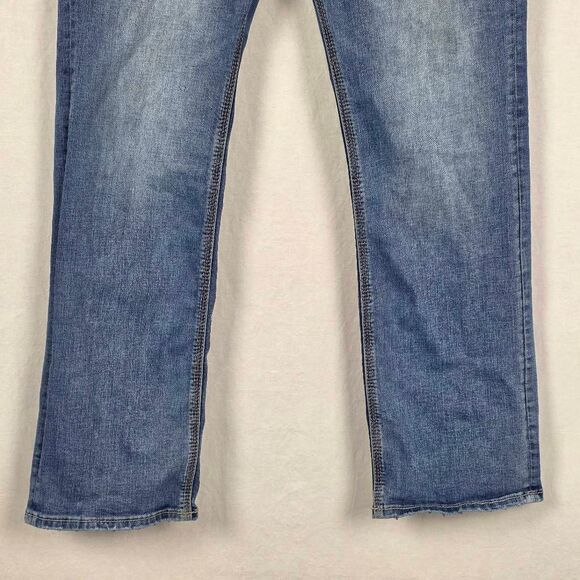 BKE Hudson Boys Straight Leg Jeans 16 Regular Blue Denim - Picture 3 of 10